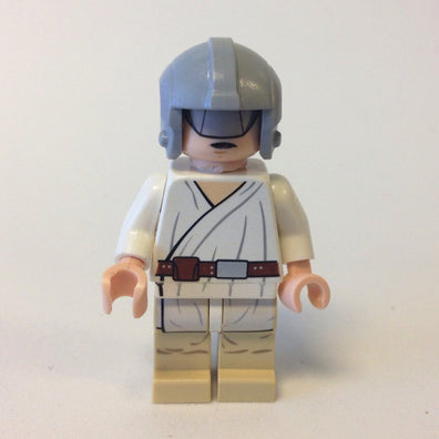 LEGO Minifigure -- Luke Skywalker (Tatooine, Gray Visor on Reverse of Head)-Star Wars / Star Wars Episode 4/5/6 -- SW0335 -- Creative Brick Builders